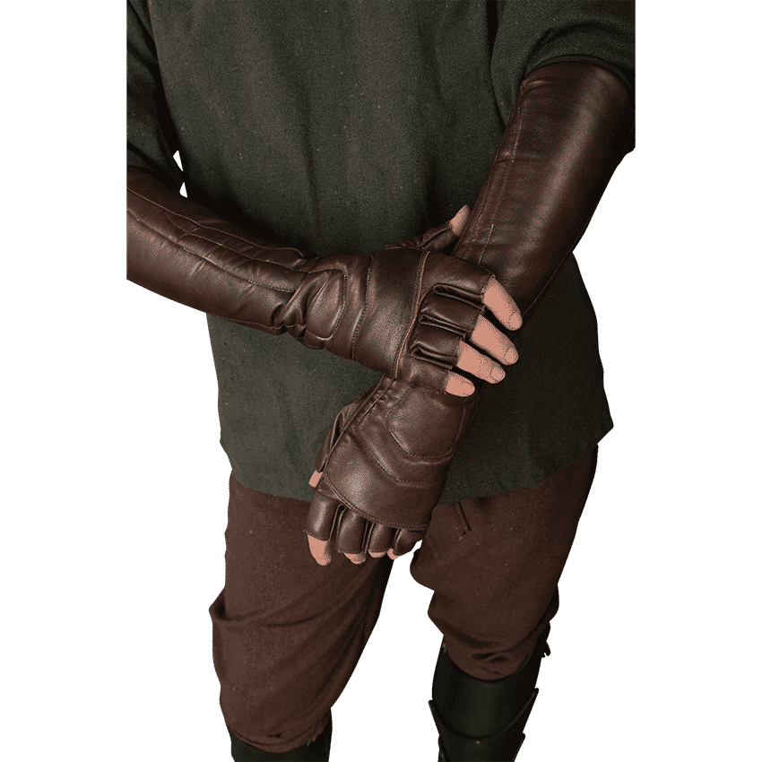 Gillian – Leather Gloves - Medieval Ware