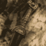 Celtic Leaf LARP Sword